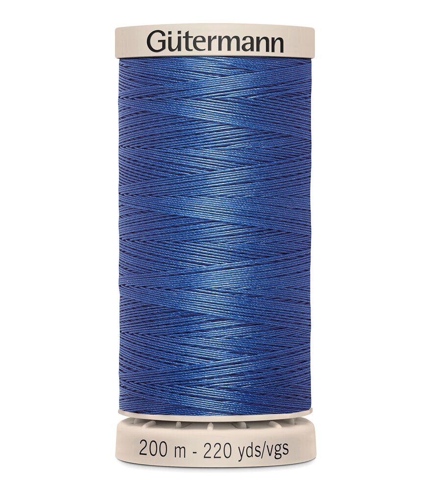 Gutermann Hand Quilting Thread 200 Meters (220 Yrds), 5133 Royal, swatch