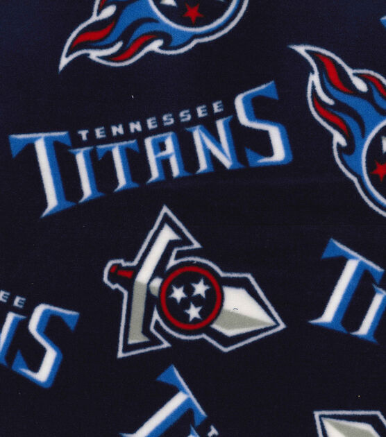 Fabric Traditions Tennessee Titans Fleece Fabric Logo, , hi-res, image 2