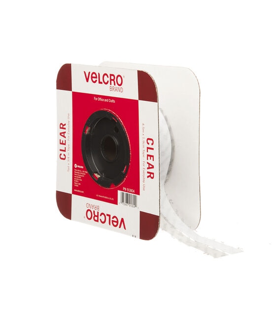 VELCRO Brand Thin Clear tape 3/4in
