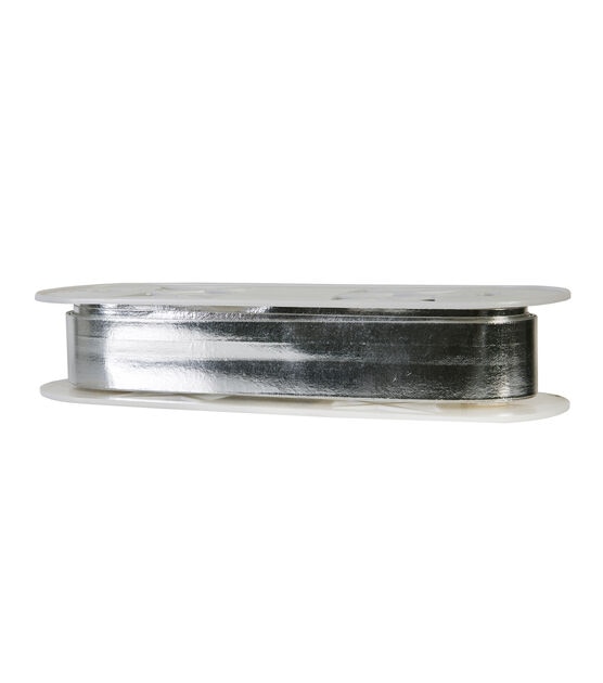 Wrights Metallic Pleather Belting Trim 1.5'' Silver, , hi-res, image 3
