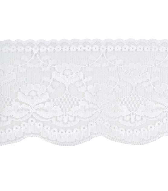 Simplicity Flat Lace Trim White, , hi-res, image 2