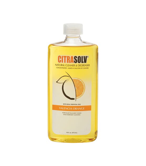 Citra Solv Natural Concentrate Valencia Orange Cleaner And Degreaser - 16  Oz, 3 Pack