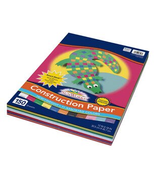 Black Construction Paper 12X18 50 Sheets - ROS62502, Roselle Paper  Company, Inc