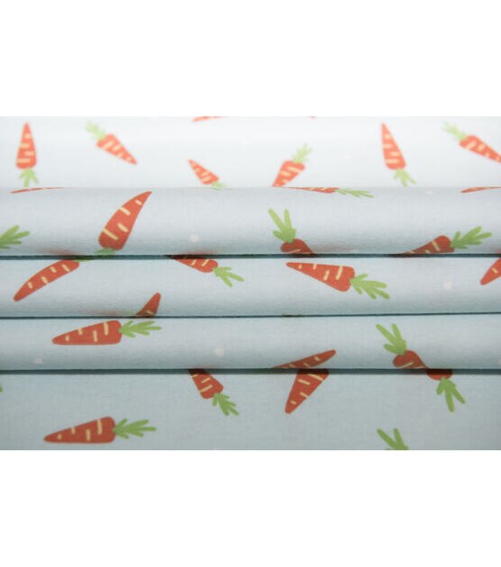POP! Super Snuggle Tossed Carrots Flannel Fabric, , hi-res, image 3