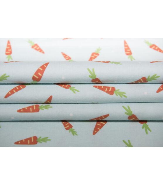 POP! Super Snuggle Tossed Carrots Flannel Fabric, , hi-res, image 3