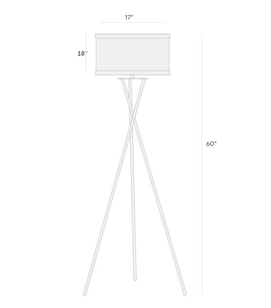 Brightech Jaxon LED Tripod Floor Lamp - Black, , hi-res, image 7