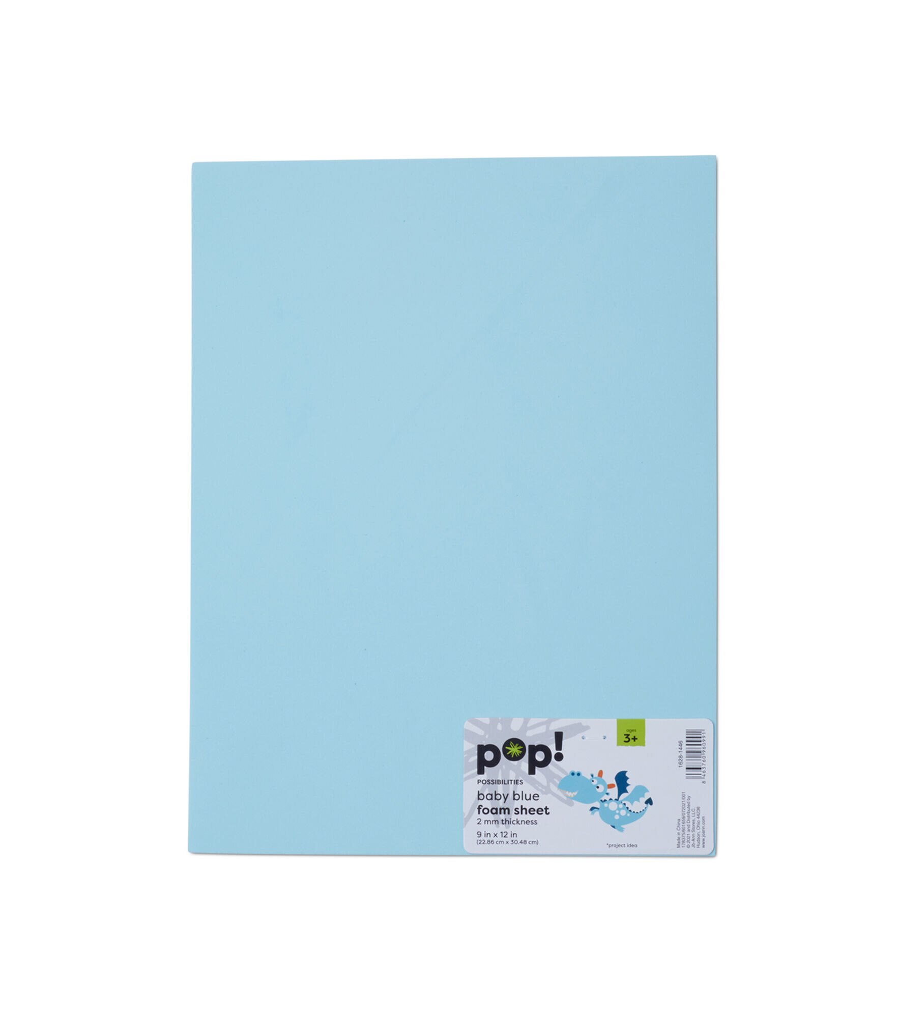 Acrylic Felt 9x12 Sheet Packs | Baby Blue - 6 Sheets / Baby Blue | FabricLA