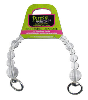 Bag Making Purse Supplies Joann Blumenthal Purse N Alize Clear Bead Handle