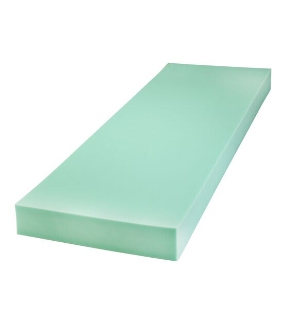 Foamy Foam High Density 1 inch Thick, 24 inch Wide, 72 inch Long Upholstery Foam, Cushion Replacement