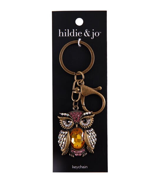hildie & jo 3.93'' Owl Keychain