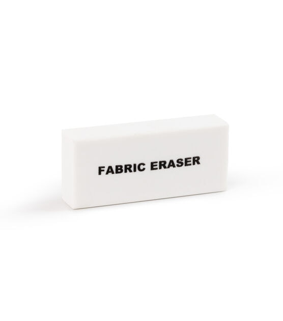 Dritz Non-Smudge Fabric Pencil Eraser, White, , hi-res, image 2