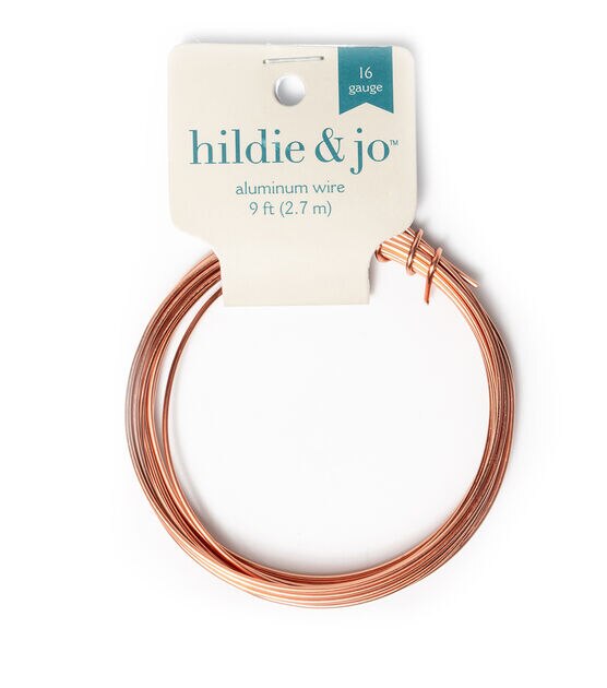 9' Copper Aluminum Wire by hildie & jo