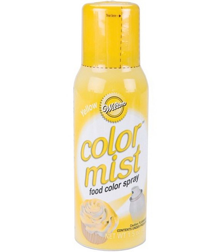 Wilton Color Mist Food Color Spray, Yellow, swatch, image 1