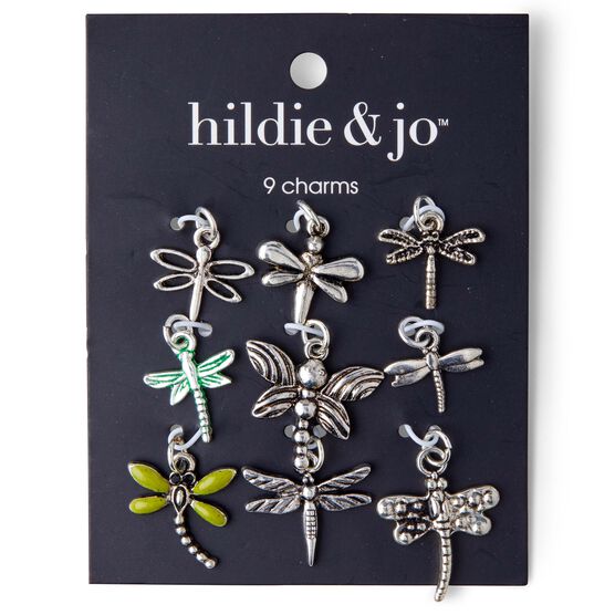 9ct Silver Dragonfly Charms by hildie & jo
