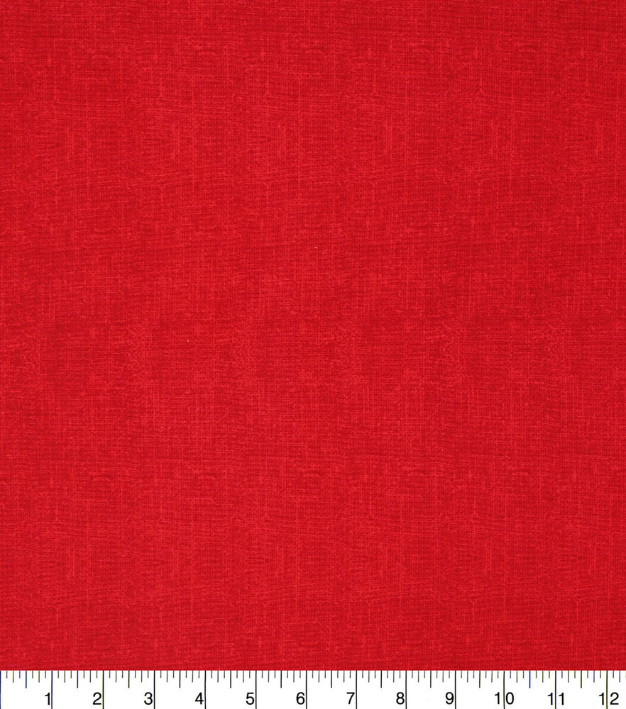Burlap Texture Quilt Cotton Fabric by Keepsake Calico, Red, swatch