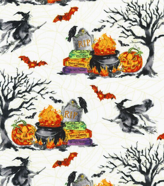 Robert Kaufman Phantom Night Halloween Cotton Fabric