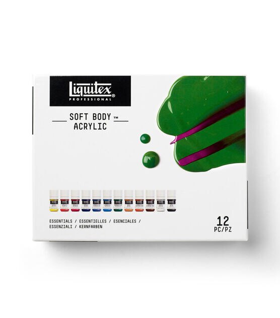 Liquitex BASICS 12 Tube Acrylic Paint Set, 22ml - KDS Art Store
