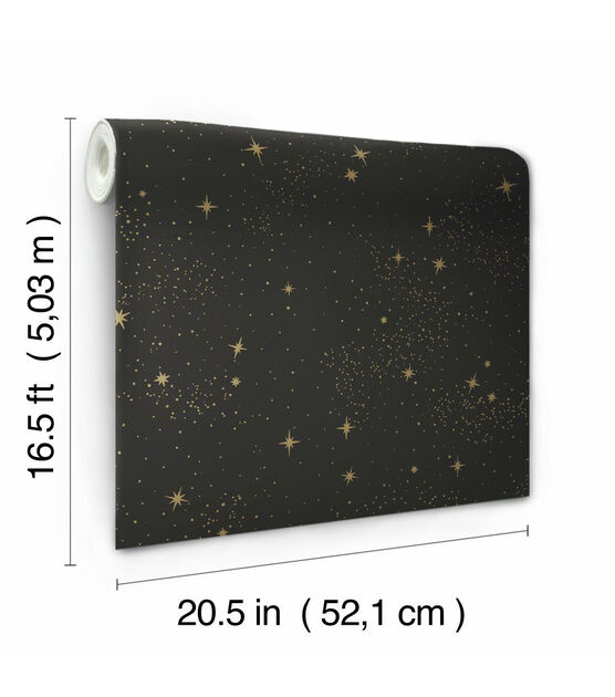 RoomMates Wallpaper Black Upon a Star, , hi-res, image 5