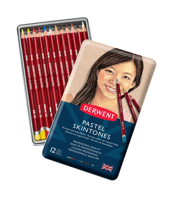 Derwent Inktense Pencil Tin Set, 36 Colors