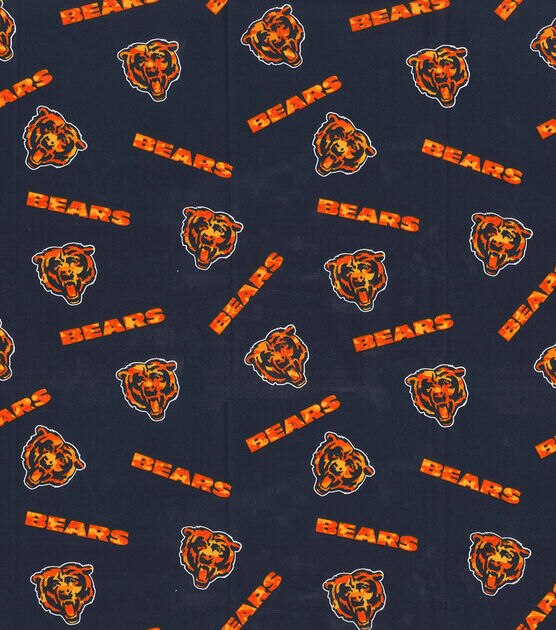 Fabric Traditions Chicago Bears NFL Camo Logo Cotton Fabric, , hi-res, image 2