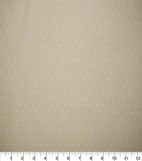 Pin Dots on Linen Quilt Cotton Fabric by Quilter's Showcase, , hi-res, image 2