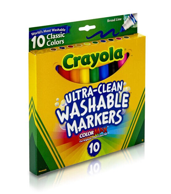 Bold & Bright Broad Line Washable Markers - 10 Count