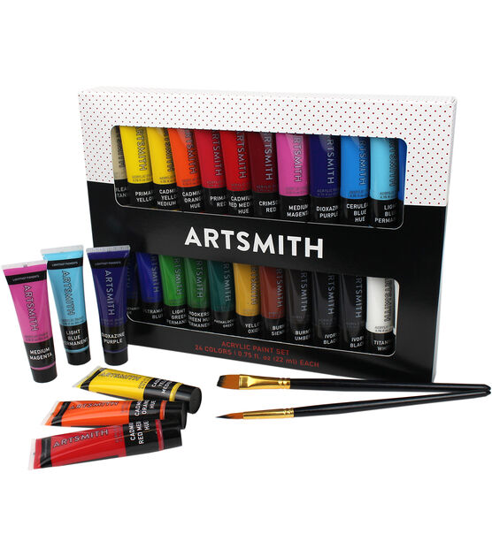 Amsterdam Standard Series Acrylics - Classroom Set of 6, Assorted Colors,  120 ml, Tubes