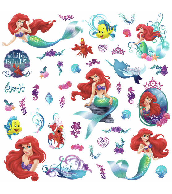 RoomMates Wall Decals The Little Mermaid, , hi-res, image 3
