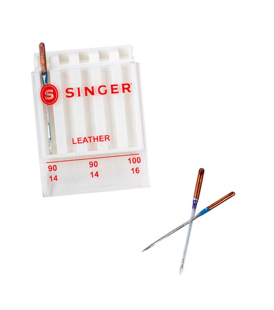 SINGER Leather Machine Needles Assorted Sizes 3ct, , hi-res, image 5