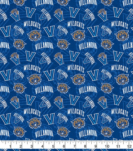 Villanova University Wildcats Cotton Fabric Logos, , hi-res, image 2