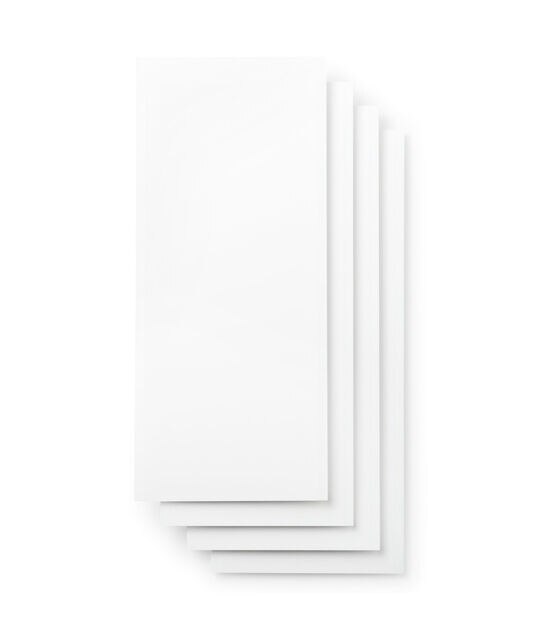 Cricut Joy 5.5" x 13" White Removable Writable Vinyl Sheets 4ct, , hi-res, image 2