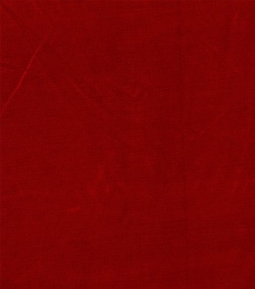 Flannel Back Satin Fabric, Red, swatch, image 4