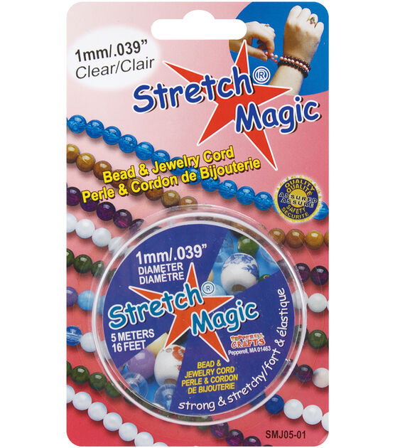 Stretch Magic 1mm Bead & Jewelry Cord 5meters , , hi-res, image 1