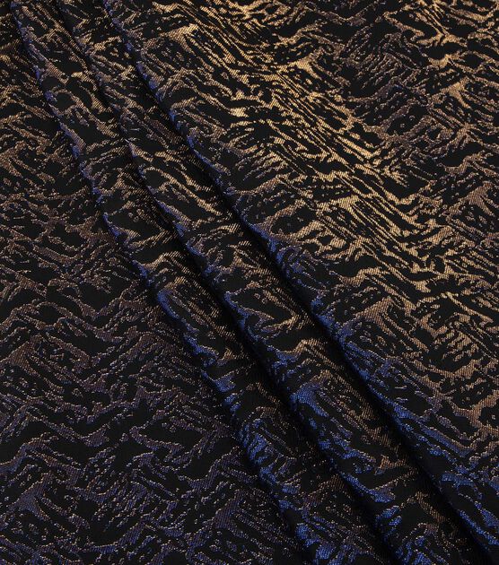 Yaya Han Gold Textured Two Toned Brocade Fabric, , hi-res, image 4