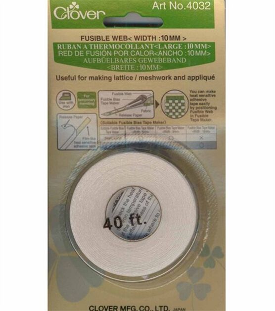 Clover Fusible Web for 18mm Bias Tape Makers