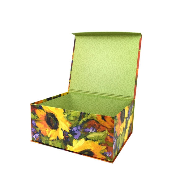 14 Gallery Floral Fliptop Box