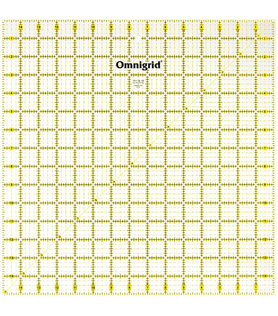 Omnigrid Square Ruler, 15" x 15"