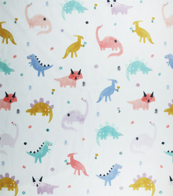 Cute Dinos Nursery  Soft & Minky Fabric by Lil' POP!