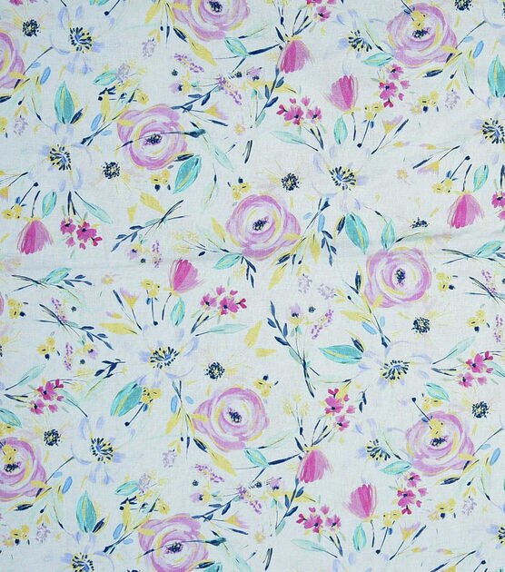 Pastel Floral Quilt Cotton Fabric by Keepsake Calico