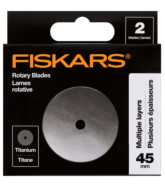 Fiskars 2pk Titanium Rotary Blades 45 mm