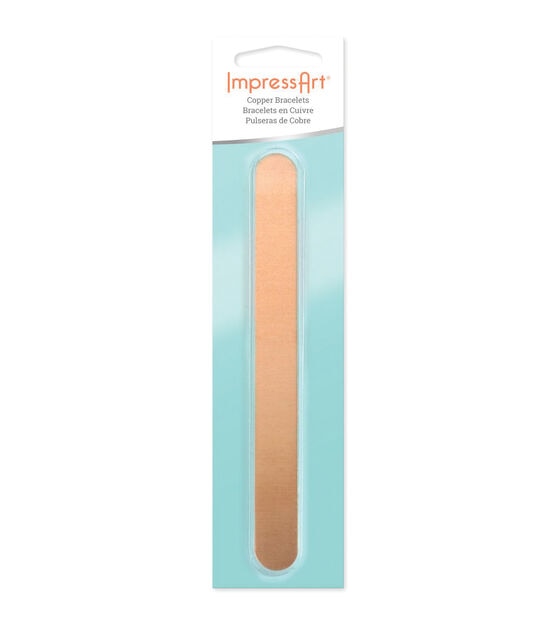 ImpressArt 6''x0.63'' 0.56 oz Copper Bracelet Premium Stamping Blanks