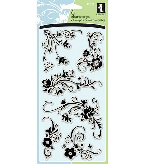 Inkadinkado Clear Stamps Floral Flourishes
