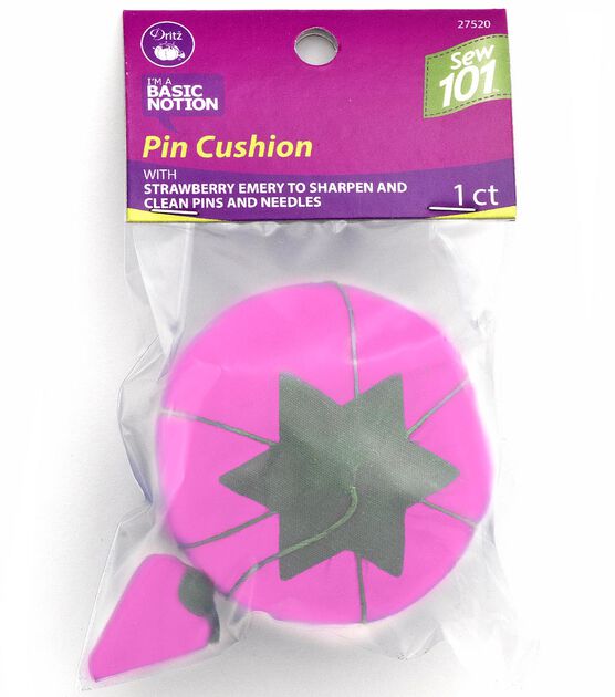 Dritz Sew 101 Tomato Pin Cushion, 2-3/4", Assorted Colors, , hi-res, image 4