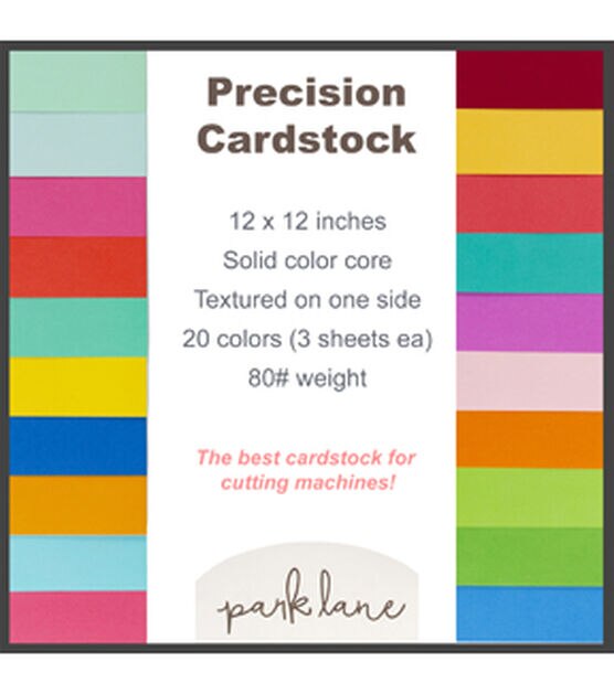 60 Sheet 12" x 12" Summer Precision Cardstock Paper Pack by Park Lane, , hi-res, image 5