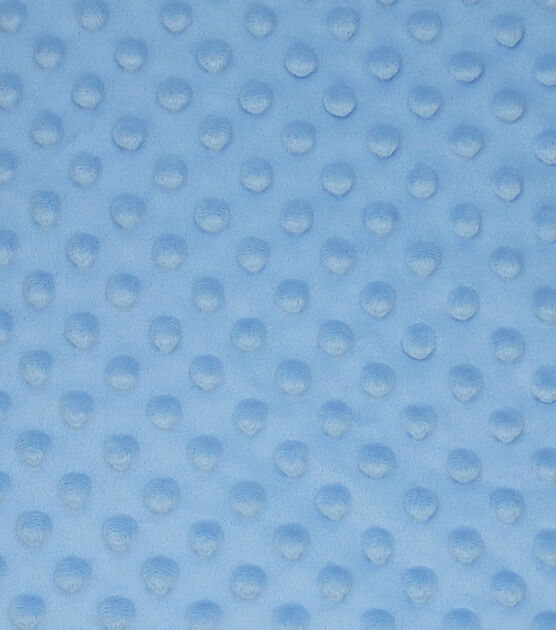 Soft & Minky Small Dot Placid Blue Fleece Fabric