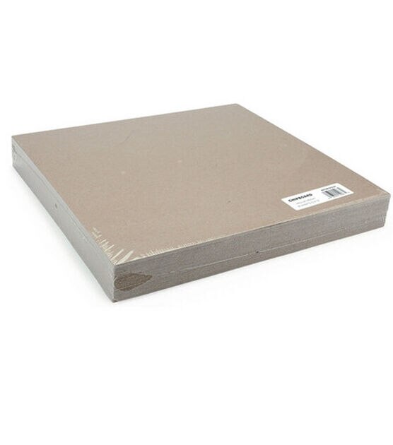 Joggles 6 x 6 Chipboard Sheets - 12 Pack 