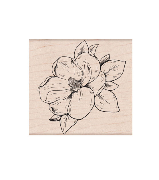 Hero Arts Wooden Stamp Flowering Magnolia
