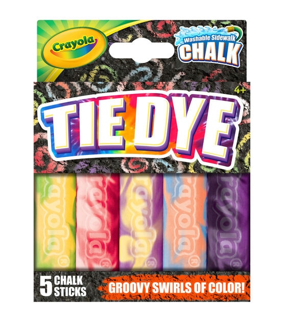 Crayola Tie Dye Sidewalk Chalk 5ct