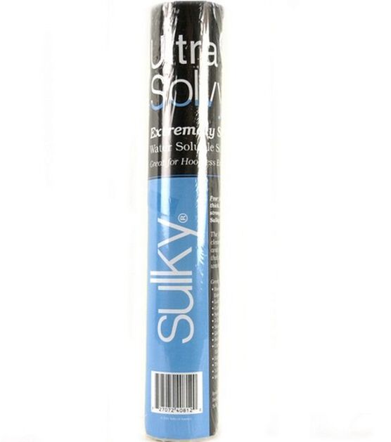 Sulky Ultra Solvy Water Soluble Stabilizer 12"W x 8yds