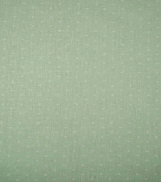 Pin Dots on Green Quilt Cotton Fabric by Quilter's Showcase